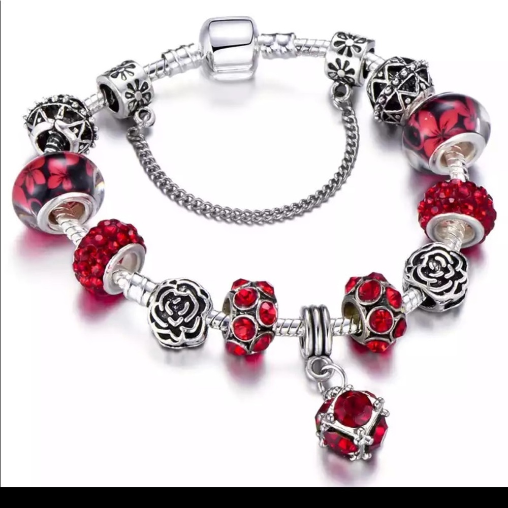 Silver Charm Bracelet
